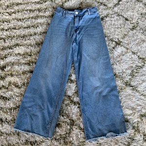 Zara Light Blue Marine Wide Leg Jeans - Size 13-14 Girls